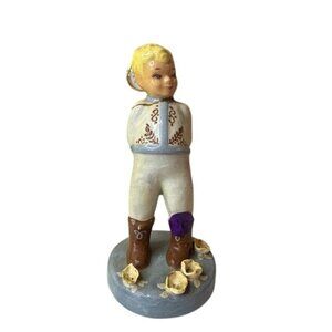 Vintage Squire Ceramics Hand Decorated Figurine By Zaida